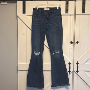 Hollister High Rise Flare Size 10L